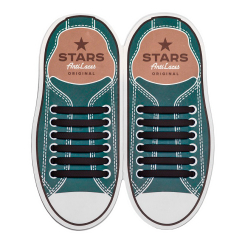 Захисне спорядження - Силіконові антишнурки AntiLaces Stars 56,5 мм 12 шт чорні (SB565) Захисне спорядження - Силіконові антишнурки AntiLaces Stars 56,5 мм 12 шт чорні (SB565)