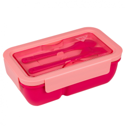 Ланч-бокси - Ланч-бокс Yes Fusion з приладдям рожевий (708169) Ланч-бокси - Ланч-бокс Yes Fusion з приладдям рожевий (708169)