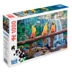 Пазли - Пазл Puzzleville Синьо-жовті Арарауна 1000 елементів (PZL1000_4) Пазли - Пазл Puzzleville Синьо-жовті Арарауна 1000 елементів (PZL1000_4)