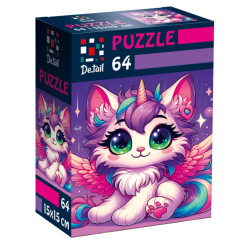 Пазли - Пазл De.tail Казкове кошеня 64 деталі (DT1234-20) Пазли - Пазл De.tail Казкове кошеня 64 деталі (DT1234-20)