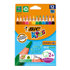 Канцтовари - Олівці кольорові BIC Kids Evolution triangle тригранні 12 штук (bc8297356) Канцтовари - Олівці кольорові BIC Kids Evolution triangle тригранні 12 штук (bc8297356)