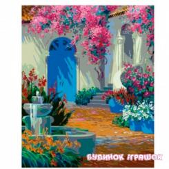 Товари для малювання - Малювання по номерам Фонтан у дворі ідейки (MG1092) Товари для малювання - Малювання по номерам Фонтан у дворі ідейки (MG1092)