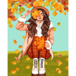 Товари для малювання - Картина за номерами Santi Осіння прогулянка 40 х 50 см (954690) Товари для малювання - Картина за номерами Santi Осіння прогулянка 40 х 50 см (954690)