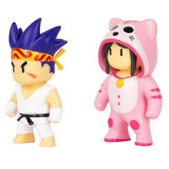 Фігурки персонажів - Набір ігрових фігурок Stumble Guys Сенсей Фаєрфіст та Мяумер (SG2015-3) Фігурки персонажів - Набір ігрових фігурок Stumble Guys Сенсей Фаєрфіст та Мяумер (SG2015-3)