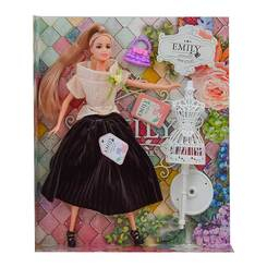 Ляльки - Лялька Emily Білявка в коричневій спідниці та бежевому топі (QJ077C/QJ077D-1) Ляльки - Лялька Emily Білявка в коричневій спідниці та бежевому топі (QJ077C/QJ077D-1)