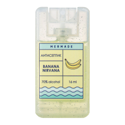 Антисептики і маски - Антисептик-спрей для рук Mermade Banana Nirvana 16 мл (MRA0012S) Антисептики і маски - Антисептик-спрей для рук Mermade Banana Nirvana 16 мл (MRA0012S)