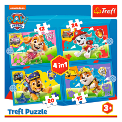 Пазли - Пазли Trefl Paw Patrol Запуск цуценят 4 в 1 (34628) Пазли - Пазли Trefl Paw Patrol Запуск цуценят 4 в 1 (34628)