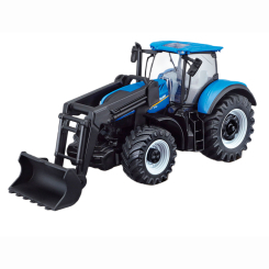 Транспорт і спецтехніка - Трактор Bburago Farm New holland синій (18-31632) Транспорт і спецтехніка - Трактор Bburago Farm New holland синій (18-31632)
