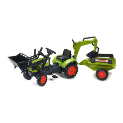 Велосипеди - Веломобіль Falk Трактор Claas Arion з причепом і ковшами зелений (2040N) Велосипеди - Веломобіль Falk Трактор Claas Arion з причепом і ковшами зелений (2040N)