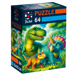 Пазли - Пазл De.tail Доісторичні друзі 64 деталі (DT1234-08) Пазли - Пазл De.tail Доісторичні друзі 64 деталі (DT1234-08)