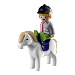 Конструктори з унікальними деталями - Конструктор Playmobil 1.2.3 Хлопчик з поні (70410) Конструктори з унікальними деталями - Конструктор Playmobil 1.2.3 Хлопчик з поні (70410)