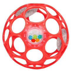 Брязкальця, прорізувачі - Брязкальце Bright Starts Oball Rattle червоне (11487) Брязкальця, прорізувачі - Брязкальце Bright Starts Oball Rattle червоне (11487)