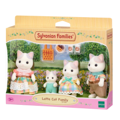 Фігурки тварин - Ігровий набір Sylvanian Families Сім'я котів лате (5738) Фігурки тварин - Ігровий набір Sylvanian Families Сім'я котів лате (5738)