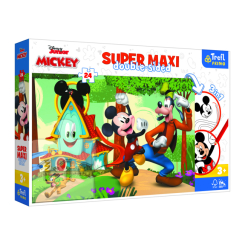 Пазли - Пазл Trefl Super Maxi Щасливий будинок Міккі Мауса 24 елементи 3 в 1 (41012) Пазли - Пазл Trefl Super Maxi Щасливий будинок Міккі Мауса 24 елементи 3 в 1 (41012)