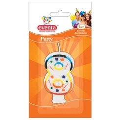 Аксесуари для свят - Свічка для торта EVENTA Цифра 8 (39101000) Аксесуари для свят - Свічка для торта EVENTA Цифра 8 (39101000)