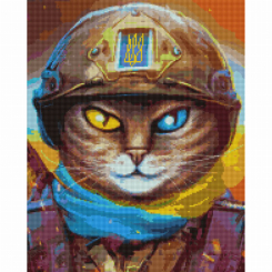 Мозаїка - Алмазна мозаїка Brushme Котик Захисник (DBS1034) Мозаїка - Алмазна мозаїка Brushme Котик Захисник (DBS1034)