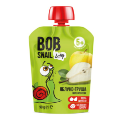 Солодощі - Пюре Bob Snail Яблуко-Груша (4820219343011) Солодощі - Пюре Bob Snail Яблуко-Груша (4820219343011)