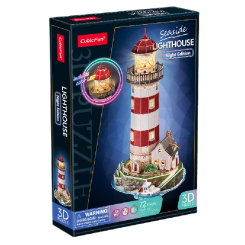3D-пазли - Тривимірний пазл CubicFun Night edition Маяк із LED-підсвічуванням (L540h) 3D-пазли - Тривимірний пазл CubicFun Night edition Маяк із LED-підсвічуванням (L540h)