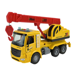 Транспорт і спецтехніка - Підйомний кран Автопром жовтий (AP9937) Транспорт і спецтехніка - Підйомний кран Автопром жовтий (AP9937)