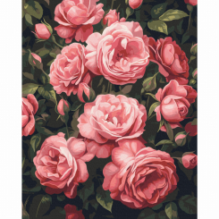 Товари для малювання - Картина за номерами Brushme Запашний кущ піонів 40х50 см (BS54275) Товари для малювання - Картина за номерами Brushme Запашний кущ піонів 40х50 см (BS54275)