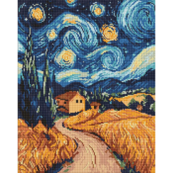 Мозаїка - Алмазна мозаїка Ідейка Українська ніч 40 х 50 см (AMO8188) Мозаїка - Алмазна мозаїка Ідейка Українська ніч 40 х 50 см (AMO8188)
