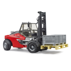 Транспорт і спецтехніка - Навантажувач Bruder Linde HT160 з аксесуарами (02513) Транспорт і спецтехніка - Навантажувач Bruder Linde HT160 з аксесуарами (02513)