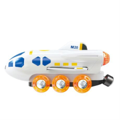 Залізниці та потяги - Іграшковий шатл Hape до залізниці (E3872) Залізниці та потяги - Іграшковий шатл Hape до залізниці (E3872)