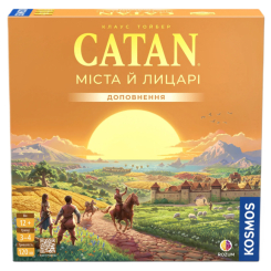 Настільні ігри - Настільна гра Rozum Catan Міста і лицарі (R104UA) Настільні ігри - Настільна гра Rozum Catan Міста і лицарі (R104UA)