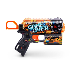 Помпова зброя - Швидкострільний бластер X-Shot Skins Flux Game Over (36516E) Помпова зброя - Швидкострільний бластер X-Shot Skins Flux Game Over (36516E)