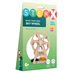 3D-пазли - 3D пазл StemX Дерев'яне Колесо огляду на батарейках (73742) 3D-пазли - 3D пазл StemX Дерев'яне Колесо огляду на батарейках (73742)
