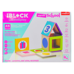 Магнітні конструктори - Магнітний конструктор IBLOCK 45 деталей (PL-921-236) Магнітні конструктори - Магнітний конструктор IBLOCK 45 деталей (PL-921-236)