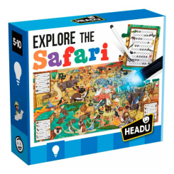 Пазли - Розвиваючий пазл Headu Досліджуйте сафарі (IT21420) Пазли - Розвиваючий пазл Headu Досліджуйте сафарі (IT21420)