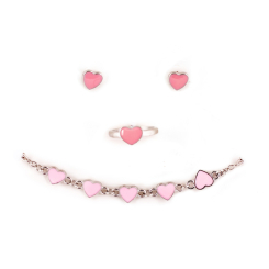 Біжутерія та аксесуари - Набір прикрас Lukky Fashion Сердечка (T24688) Біжутерія та аксесуари - Набір прикрас Lukky Fashion Сердечка (T24688)