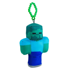 Брелоки - М'яка іграшка-брелок Minecraft Зомбі 13 см (MC7002/1) Брелоки - М'яка іграшка-брелок Minecraft Зомбі 13 см (MC7002/1)