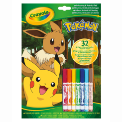 Товари для малювання - Розмальовка Crayola Pokemon (04-2746G) Товари для малювання - Розмальовка Crayola Pokemon (04-2746G)