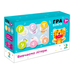 Настільні ігри - Настільна гра DoDo Бінго Вивчаємо літери українською (300197) Настільні ігри - Настільна гра DoDo Бінго Вивчаємо літери українською (300197)