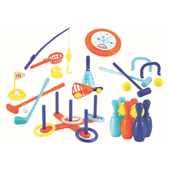 Спортивні активні ігри - Ігровий набір Ecoiffier Sport 7 видів спорту (000189) Спортивні активні ігри - Ігровий набір Ecoiffier Sport 7 видів спорту (000189)