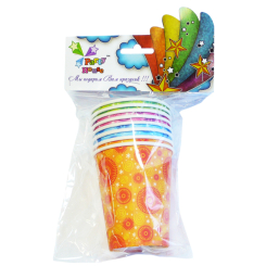 Аксесуари для свят - Стакани паперові Party House Різнокольорові 250 мл 8 штук (4822621792555) Аксесуари для свят - Стакани паперові Party House Різнокольорові 250 мл 8 штук (4822621792555)