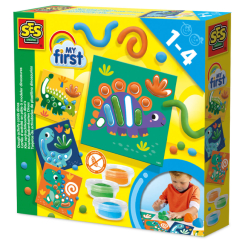 Набори для ліплення - Набір для ліплення Ses Creative My first Кумедні динозаври (14409S) Набори для ліплення - Набір для ліплення Ses Creative My first Кумедні динозаври (14409S)