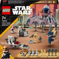 Конструктори LEGO - Конструктор LEGO Star Wars Клони-піхотинці й Бойовий дроїд. Бойовий набір (75372) Конструктори LEGO - Конструктор LEGO Star Wars Клони-піхотинці й Бойовий дроїд. Бойовий набір (75372)