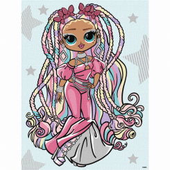 Товари для малювання - Картина за номерами Ідейка Lol Surprise OMG Fashion show Twist Queen зі стразами 30х40 см (KHO6274) Товари для малювання - Картина за номерами Ідейка Lol Surprise OMG Fashion show Twist Queen зі стразами 30х40 см (KHO6274)