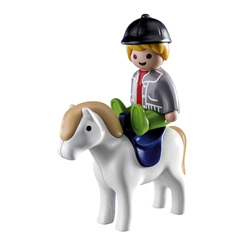 Конструктори з унікальними деталями - Конструктор Playmobil 1.2.3 Хлопчик з поні (70410) Конструктори з унікальними деталями - Конструктор Playmobil 1.2.3 Хлопчик з поні (70410)