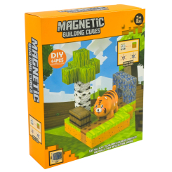 Магнітні конструктори - Магнітний конструктор Країна Іграшок Тигр (JM924) Магнітні конструктори - Магнітний конструктор Країна Іграшок Тигр (JM924)