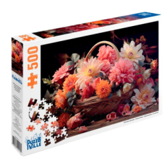 Пазли - Пазл Puzzleville Квіткова корзинка 500 елементів (PZL500_14) Пазли - Пазл Puzzleville Квіткова корзинка 500 елементів (PZL500_14)