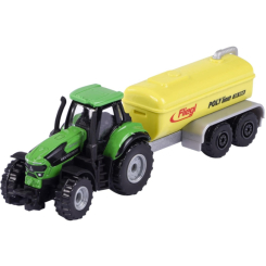 Транспорт і спецтехніка - Автомодель Majorette Дорожня допомога з трейлером Fliegl Polyline і Deutz-Fahr (2053154/13) Транспорт і спецтехніка - Автомодель Majorette Дорожня допомога з трейлером Fliegl Polyline і Deutz-Fahr (2053154/13)