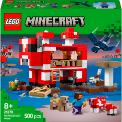 Конструктори LEGO - Конструктор LEGO Minecraft Грибний будинок (21270) Конструктори LEGO - Конструктор LEGO Minecraft Грибний будинок (21270)
