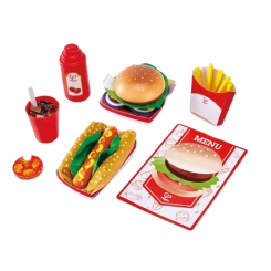 Дитячі кухні та побутова техніка - Ігровий набір Hape Фаст-фуд (E3160) Дитячі кухні та побутова техніка - Ігровий набір Hape Фаст-фуд (E3160)