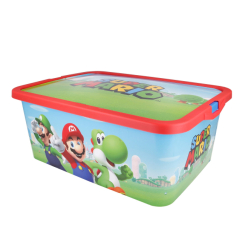 Бокси для іграшок - Коробка для іграшок Stor Super Mario 13 L (Stor-09595) Бокси для іграшок - Коробка для іграшок Stor Super Mario 13 L (Stor-09595)