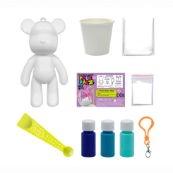 Набори для творчості - Набір для творчості Pour Palz Флюїд Арт Брелок Ведмедик блакитний (GS-G66341/3) Набори для творчості - Набір для творчості Pour Palz Флюїд Арт Брелок Ведмедик блакитний (GS-G66341/3)