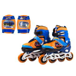 Ролики дитячі - Роликові ковзани Mattel Hot Wheels із захистом S 31-34 (RL2122) Ролики дитячі - Роликові ковзани Mattel Hot Wheels із захистом S 31-34 (RL2122)